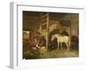 A Stable Interior-Joseph Clark-Framed Giclee Print