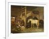 A Stable Interior-Joseph Clark-Framed Giclee Print