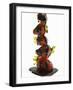 A Stack of Strawberries with Balsamic Sauce-Marco Müller-Framed Photographic Print