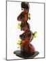 A Stack of Strawberries with Balsamic Sauce-Marco Müller-Mounted Photographic Print