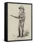 A Staff Officer in Full Soudan Uniform-Frederic Villiers-Framed Stretched Canvas