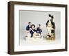A Staffordshire Portrait Group of the Death of Nelson-null-Framed Giclee Print