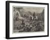 A Stag at Bay on Exmoor Forest-null-Framed Giclee Print