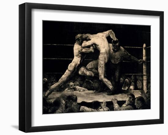 A Stag At Sharkey's-George Bellows-Framed Giclee Print