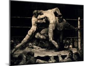 A Stag At Sharkey's-George Bellows-Mounted Giclee Print