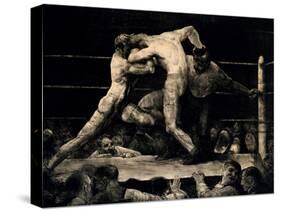 A Stag At Sharkey's-George Bellows-Stretched Canvas