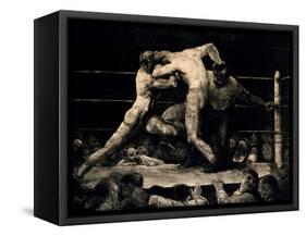 A Stag At Sharkey's-George Bellows-Framed Stretched Canvas