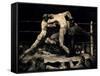 A Stag At Sharkey's-George Bellows-Framed Stretched Canvas