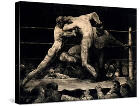 A Stag At Sharkey's-George Bellows-Stretched Canvas