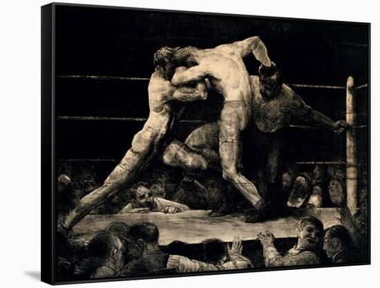 A Stag At Sharkey's-George Bellows-Framed Stretched Canvas