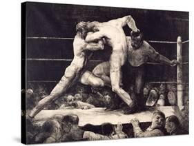 A Stag at Sharkey'S-George Wesley Bellows-Stretched Canvas