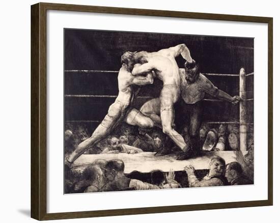 A Stag at Sharkey'S-George Wesley Bellows-Framed Giclee Print