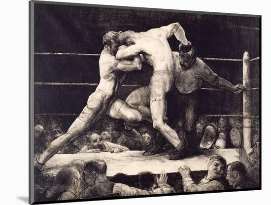 A Stag at Sharkey'S-George Wesley Bellows-Mounted Giclee Print