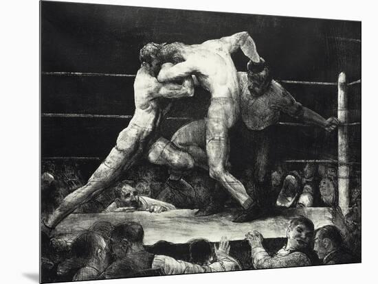 A Stag at Sharkey's-George Wesley Bellows-Mounted Giclee Print