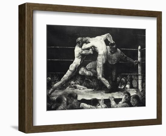 A Stag at Sharkey's-George Wesley Bellows-Framed Giclee Print