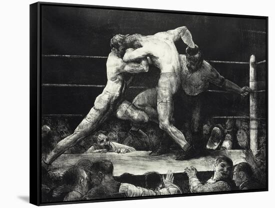A Stag at Sharkey's-George Wesley Bellows-Framed Stretched Canvas