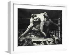 A Stag at Sharkey's-George Wesley Bellows-Framed Giclee Print