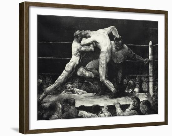 A Stag at Sharkey's-George Wesley Bellows-Framed Giclee Print