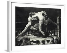A Stag at Sharkey's-George Wesley Bellows-Framed Giclee Print
