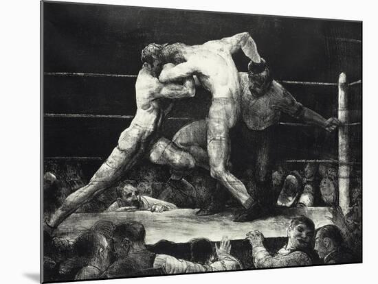 A Stag at Sharkey's-George Wesley Bellows-Mounted Giclee Print