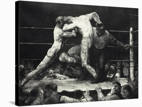 A Stag at Sharkey's-George Wesley Bellows-Stretched Canvas