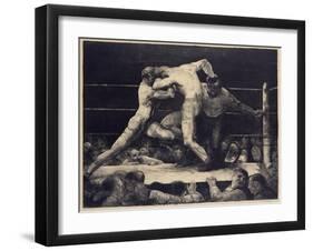 A Stag at Sharkey'S-George Wesley Bellows-Framed Giclee Print