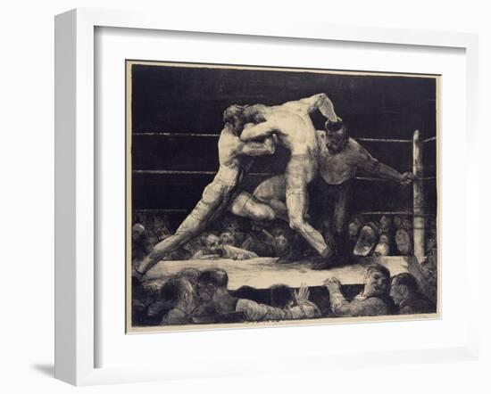 A Stag at Sharkey'S-George Wesley Bellows-Framed Giclee Print