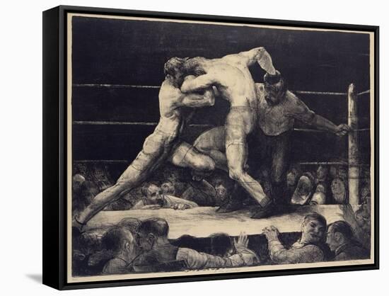 A Stag at Sharkey'S-George Wesley Bellows-Framed Stretched Canvas