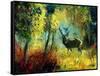 A Stag in the Wood-Pol Ledent-Framed Stretched Canvas