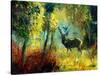 A Stag in the Wood-Pol Ledent-Stretched Canvas