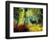 A Stag in the Wood-Pol Ledent-Framed Art Print