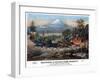 A Stagecoach Journey, USA, 19th Century-Britton & Rey-Framed Giclee Print