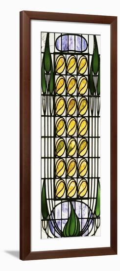 A Stained and Leaded Glass Panel, circa 1893-Talwin Morris-Framed Giclee Print