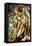 A Stained Glass Window of an Angel-Tiffany Studios-Framed Stretched Canvas