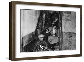 A Staircase in a Night Shelter, Paris, 1931-Ernest Flammarion-Framed Premium Giclee Print
