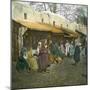 A Stall at the Market (Soko), Tangier (Morocco), Circa 1885-Leon, Levy et Fils-Mounted Photographic Print