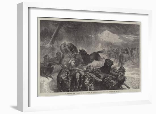 A Stampede from a Wolf-Samuel John Carter-Framed Giclee Print