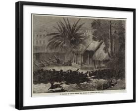 A Stampede of Jackals Through the Environs of Calcutta-null-Framed Giclee Print