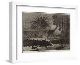 A Stampede of Jackals Through the Environs of Calcutta-null-Framed Giclee Print