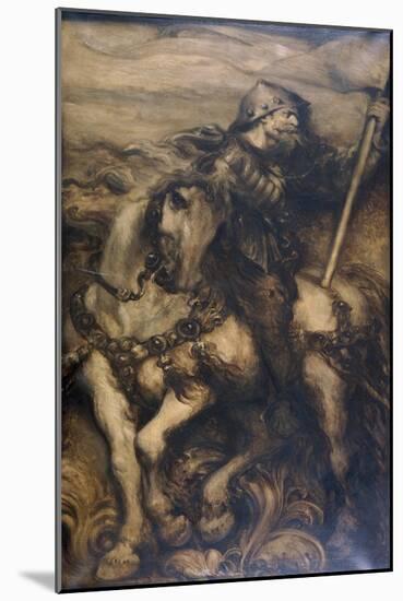 A Standard Bearer, 1886-John Gilbert-Mounted Giclee Print