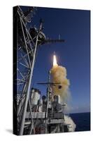A Standard Missile-3 Is Launched from USS Lake Erie-null-Stretched Canvas