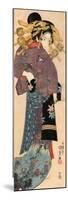 A Standing Bijin, Ca 1820-Utagawa Kunisada-Mounted Premium Giclee Print