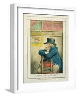 A Standing-Dish at Boodles, Published by Hannah Humphrey, 1800-James Gillray-Framed Giclee Print