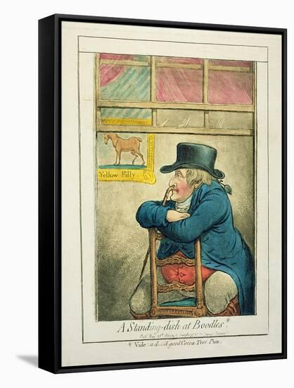 A Standing-Dish at Boodles, Published by Hannah Humphrey, 1800-James Gillray-Framed Stretched Canvas