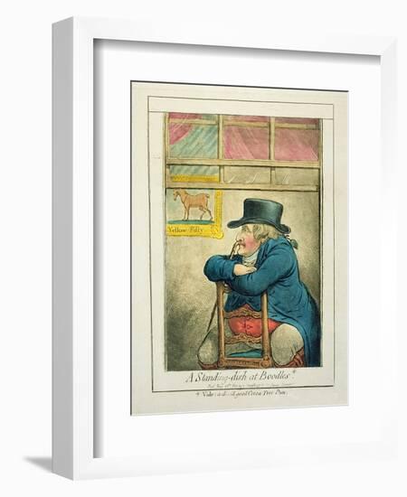 A Standing-Dish at Boodles, Published by Hannah Humphrey, 1800-James Gillray-Framed Giclee Print