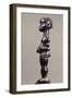 A standing figure with scarification design which was used in the Chibola cult-null-Framed Giclee Print