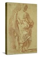 A Standing Man, Seen from Behind, Looking to the Right-Carle van Loo-Stretched Canvas