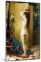 A Standing Nude-Frans Verhas-Mounted Giclee Print