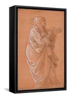 A Standing Woman-Filippino Lippi-Framed Stretched Canvas