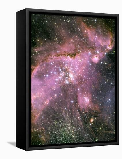 A Star-forming Region in the Small Magellanic Cloud-Stocktrek Images-Framed Stretched Canvas
